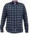 D555 Luton Checked Flanell Shirt Navy - Marškiniai - Marškiniai - 2XL-8XL