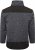 Kam jeans KV133 Twisted Marl Fleece Jacket Black - Didelės vyriškos striukės - Didelės vyriškos striukės