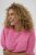 Kaffe Curve Minia Pullover Pink Power Melange - Megzti megztiniai - 