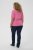 Kaffe Curve Minia Pullover Pink Power Melange - Megzti megztiniai - 