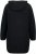 Ulla Popken Teddy Fleece Hooded Zip Neck Sweatshirt Black - Megztiniai ir džemperiai - 