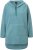 Ulla Popken Teddy Fleece Hooded Zip Neck Sweatshirt Ice Green - Megztiniai ir džemperiai - 