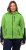 Ulla Popken Contrast Inserts Sweater Knit Hoodie Light Green - Megztiniai ir džemperiai - 