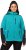 Ulla Popken Contrast Inserts Sweater Knit Hoodie Aquamarine - Megztiniai ir džemperiai - 
