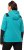 Ulla Popken Contrast Inserts Sweater Knit Hoodie Aquamarine - Megztiniai ir džemperiai - 