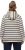 Ulla Popken Stripe Print Loungewear Hoodie Chalk - Megztiniai ir džemperiai - 