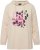 Ulla Popken REBEL LOVE Long Sleeve Graphic Hoodie Vanilla - Megztiniai ir džemperiai - 
