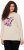 Ulla Popken REBEL LOVE Long Sleeve Graphic Hoodie Vanilla - Megztiniai ir džemperiai - 