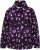 Ulla Popken Floral Print Drawstring Collar Hoodie Black - Megztiniai ir džemperiai - 