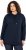 Ulla Popken Back Print Kangaroo Pocket Hoodie Navy - Megztiniai ir džemperiai - 