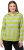 Ulla Popken Mixed Stripe Long Sleeve Hoodie Apple Green - Megztiniai ir džemperiai - 