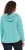 Ulla Popken Open Edged Long Sleeve V-Neck Hoodie Mint Green - Megztiniai ir džemperiai - 