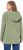 Ulla Popken Teddy Plush Long Sleeve Hoodie Sage Green - Megztiniai ir džemperiai - 