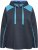 Ulla Popken Waffle Pique Contrast Color Hoodie Navy - Megztiniai ir džemperiai - 