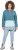 Ulla Popken Floral Detail Fleece Hoodie Ice Green - Megztiniai ir džemperiai - 