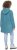 Ulla Popken Floral Detail Fleece Hoodie Ice Green - Megztiniai ir džemperiai - 