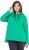 Ulla Popken Lettering GLOWING Hoodie Moss Green - Megztiniai ir džemperiai - 