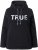 Ulla Popken TRUE Lettering Hoodie Black - Megztiniai ir džemperiai - 