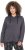 Ulla Popken Snake Detail Zip-Up Hoodie Graphite Grey - Megztiniai ir džemperiai - 