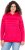 Ulla Popken Oversized Striped Long Sleeve Hoodie Lychee - Megztiniai ir džemperiai - 