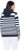Ulla Popken Oversized Striped Long Sleeve Hoodie Ink Blue - Megztiniai ir džemperiai - 