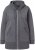 Ulla Popken Decorative Seam Zip-Up Hoodie Graphite Grey - Megztiniai ir džemperiai - 
