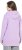 Ulla Popken Decorative Seam Zip-Up Hoodie Lavender - Megztiniai ir džemperiai - 