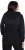 Ulla Popken Mixed Texture Button Down Hoodie Black - Megztiniai ir džemperiai - 