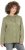 Ulla Popken Mixed Texture Button Down Hoodie Pond Green - Megztiniai ir džemperiai - 
