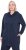 Ulla Popken Contrast Piping Zip-Up Hoodie Navy - Megztiniai ir džemperiai - 