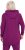 Ulla Popken Contrast Piping Zip-Up Hoodie Pink Berry - Megztiniai ir džemperiai - 