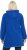 Ulla Popken Color Block Fleece Hoodie Denim Blue - Megztiniai ir džemperiai - 