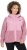 Ulla Popken Mixed Texture Hoodie Wildberry - Megztiniai ir džemperiai - 