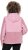 Ulla Popken Mixed Texture Hoodie Wildberry - Megztiniai ir džemperiai - 