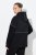 Ulla Popken Mix Fabric Reflective Trim Zip Hoodie Black - Megztiniai ir džemperiai - Jaukūs džemperiai ir megztiniai