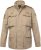 JP1880 Field Jacket with Badges Vintage Look Dark Beige - Didelės vyriškos striukės - Didelės vyriškos striukės