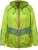 Ulla Popken Neon Rain Jacket Activewear Safety Yellow - Striukės - 