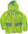 Ulla Popken Neon Rain Jacket Activewear Safety Yellow - Striukės - 