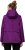 Ulla Popken HYPRAR Water-Repellent Windbreaker Dark Purple - Striukės - 