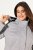 Ulla Popken HYPRAR Melange Softshell Jacket Grey Melange - Striukės - Didelių dydžių striukės moterims