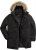 Men Plus Parka With Fur Hood Black - Didelės vyriškos striukės - Didelės vyriškos striukės