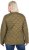 Ulla Popken HYPRAR Lightweight Quilted Water-Repellent Jacket Olive - Striukės - 