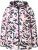 Ulla Popken HYPRAR Water-Repellent Allover Print Jacket Pale Beige - Striukės - 