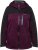 Ulla Popken HYPRAR Lightweight Triple Function Jacket Dark Berry - Striukės - 