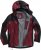 Ulla Popken HYPRAR Lightweight Triple Function Jacket Dark Berry - Striukės - 