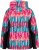Ulla Popken HYPRAR Graphic Stripe Fully Lined Ski Jacket Teal - Striukės - 