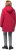 Ulla Popken HYPRAR Triple Function Contrast Trim Quilted Lining Jacket Salsa Red - Striukės - 