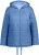 Ulla Popken Reversible Butterfly Print Fully Lined Quilted Jacket Blue Denim - Striukės - 