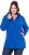 Ulla Popken HYPRAR Triple Function Longline Softshell Jacket Peacock Blue - Striukės - 