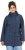 Ulla Popken Raindrop Print Longline Waterproof Jacket Navy - Striukės - 